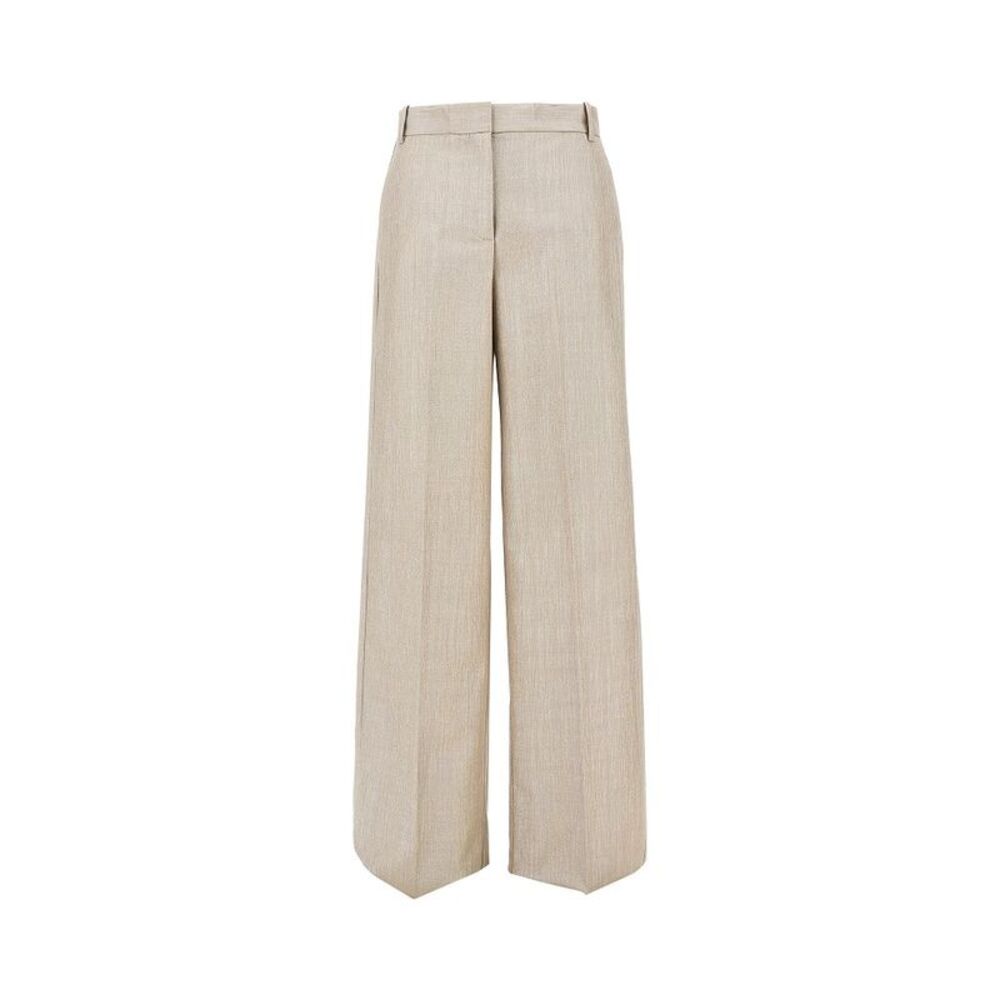 Pinko Women Lurex Viscose And Wool-Blend Pants